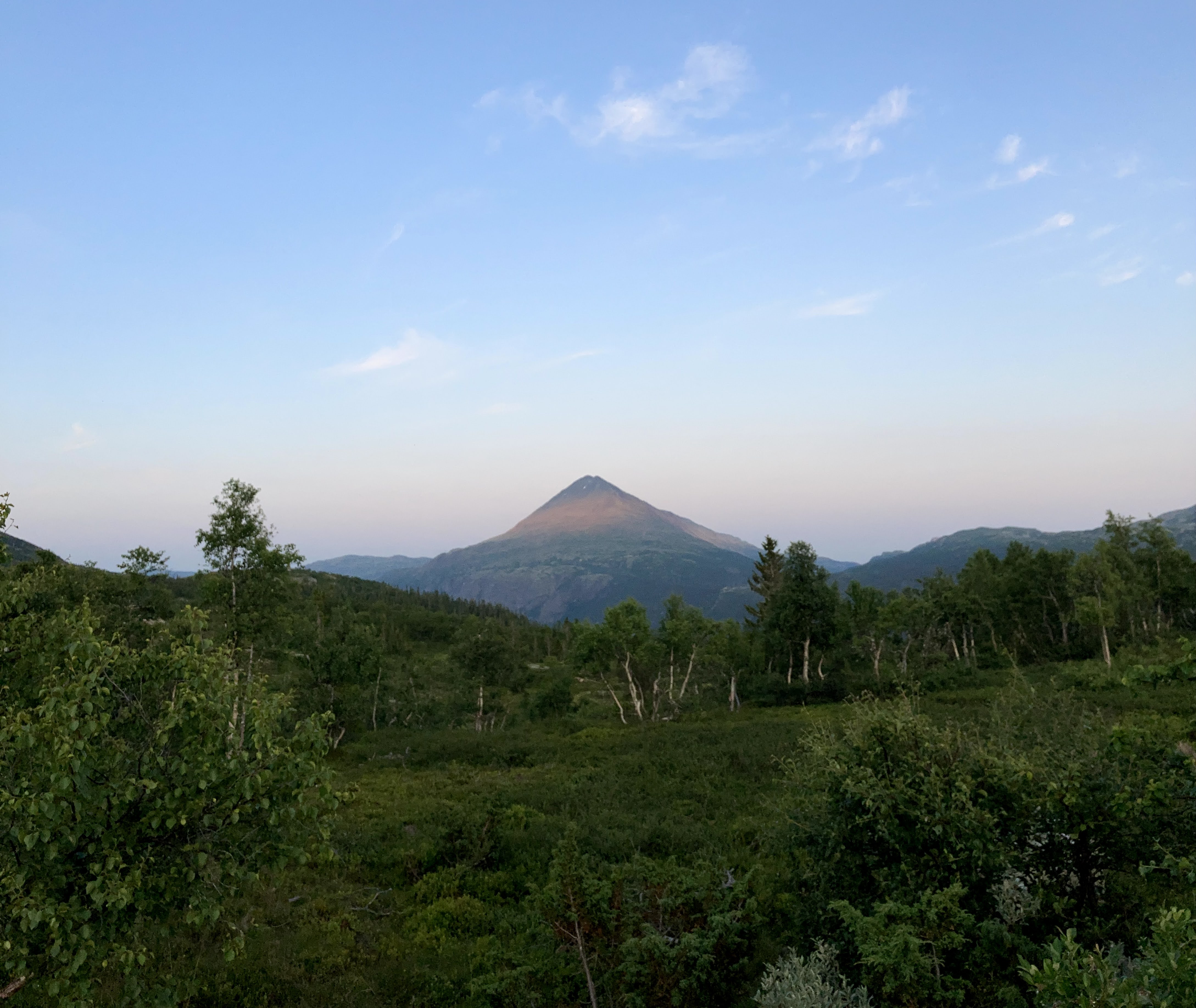 Mountain landscape background